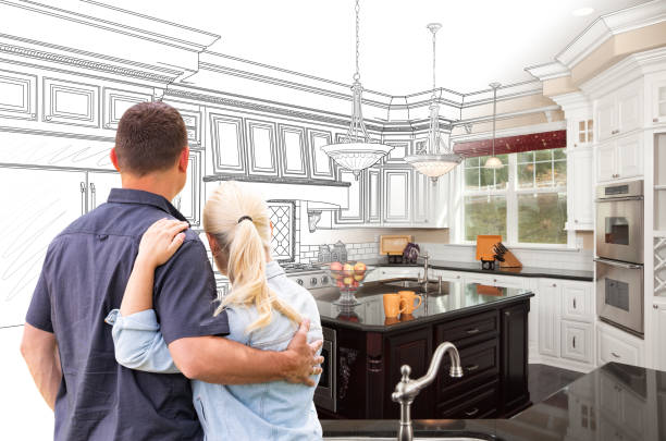 Professional Cabinet Installation technician working in Hudson, OH